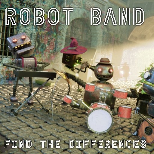 Robot Band - Find the differences